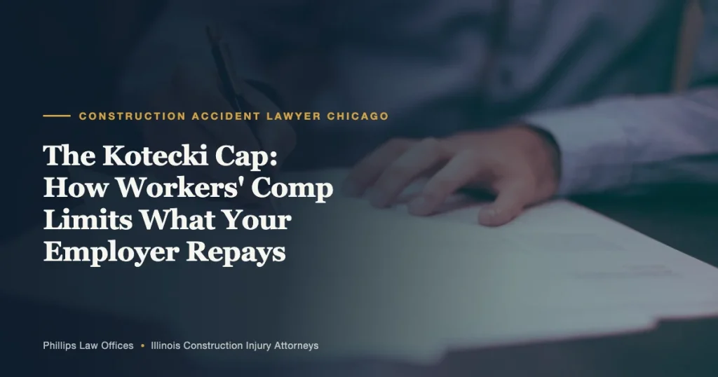 The Kotecki Cap: How Workers' Comp Limits What Your Employer Repays